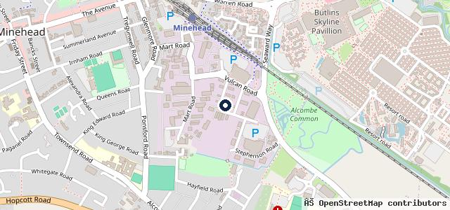 Map showing the location of Beaver Ford Minehead - Used Car Sales, MOT, Repairs, Servicing & Bodywork
