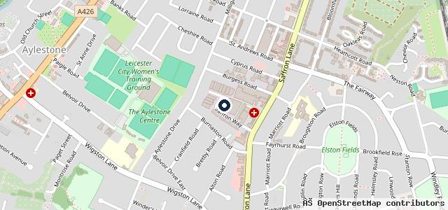 Map showing the location of Greasley Cars Ltd