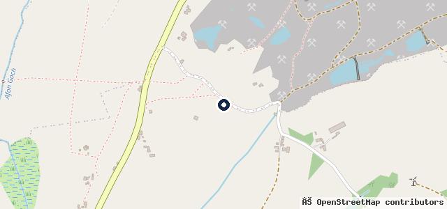 Map showing the location of Blackstone Garage