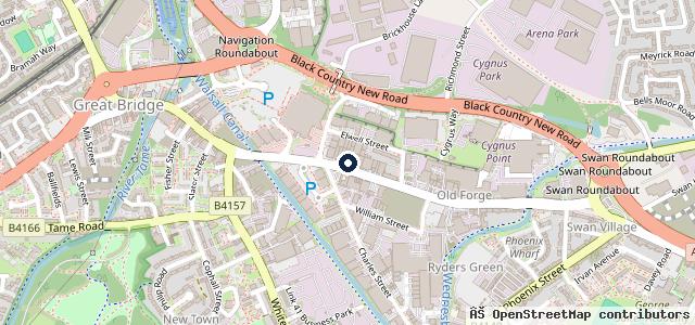 Map showing the location of West Brom Auto Centre LTD