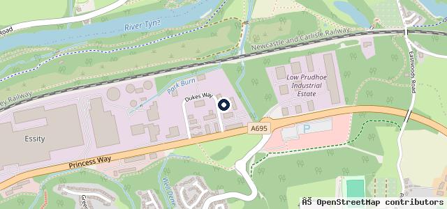 Map showing the location of Burns K D