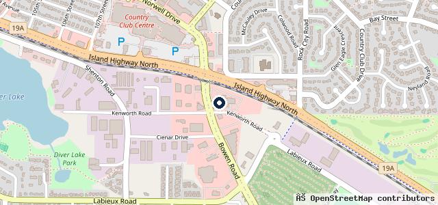 Map showing the location of Laird Wheaton Gm