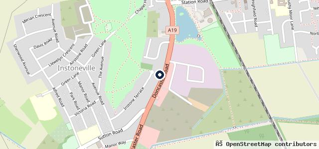 Map showing the location of White Garage