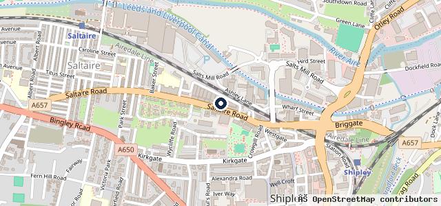 Map showing the location of Tyre Experts MOT & Service Centre