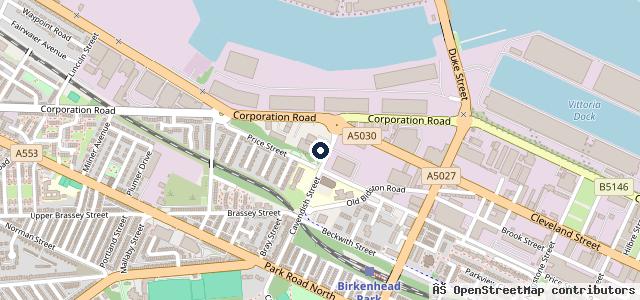 Map showing the location of Cavendish M.O.T. Centre Ltd