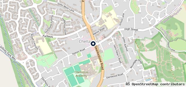 Map showing the location of Chellaston Garage LTD | Derby