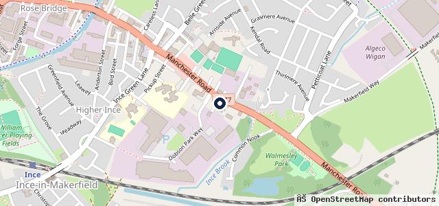Map showing the location of Clutch Specialist Centre