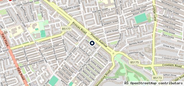 Map showing the location of Tyres Fixer