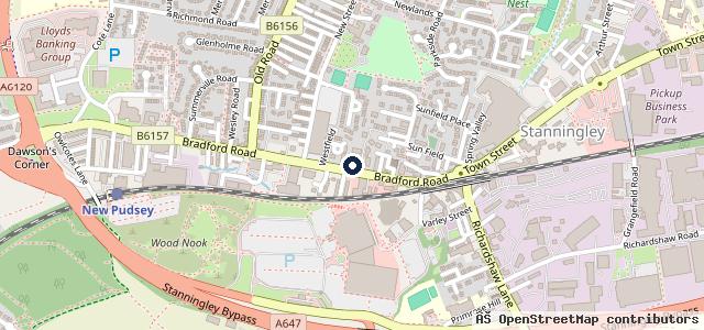 Map showing the location of Carstar (Leeds) Limited