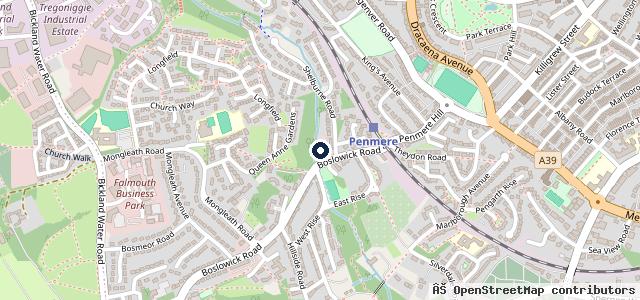 Map showing the location of Danlock Garage