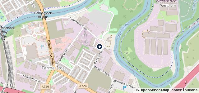 Map showing the location of Dentec Hillington Ltd