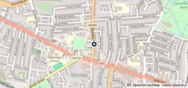 Map showing the location of Direct Auto Repairs