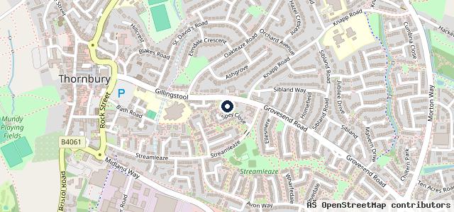 Map showing the location of Thornbury Motors | Bristol