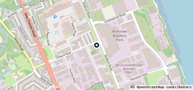 Map showing the location of Croft Automotive Group