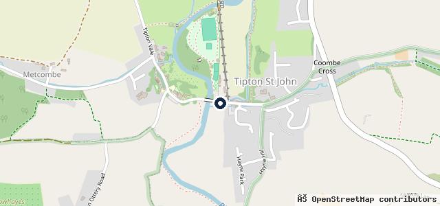 Map showing the location of The Tipton Garage