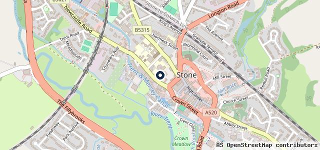 Map showing the location of D.R. Automotive Ltd