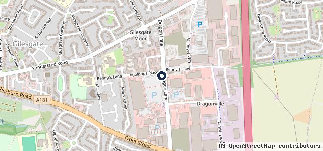 Map showing the location of Durham Auto Electrics