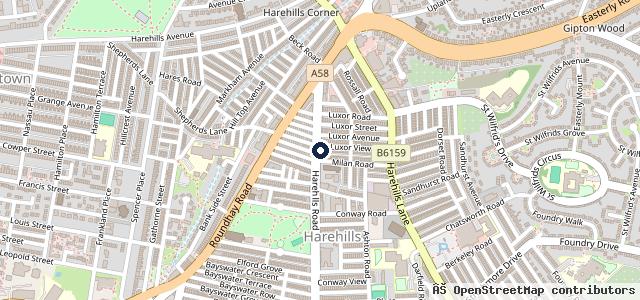 Map showing the location of Leeds Mobile Repair & Wholesalers