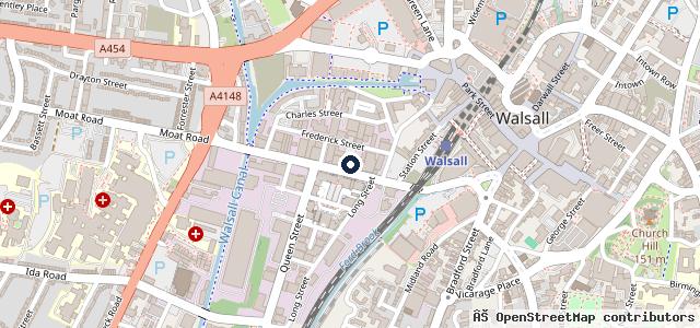 Map showing the location of One Stop Garage Walsall Ltd - EASY AUTO