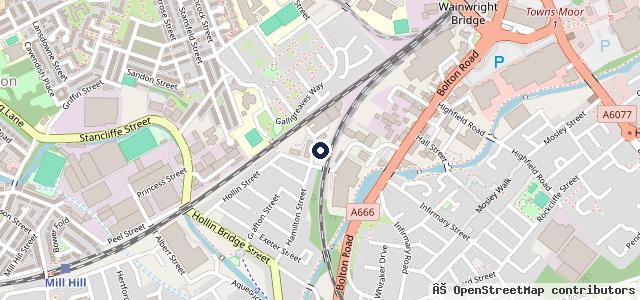 Map showing the location of Foyz Motorcycles