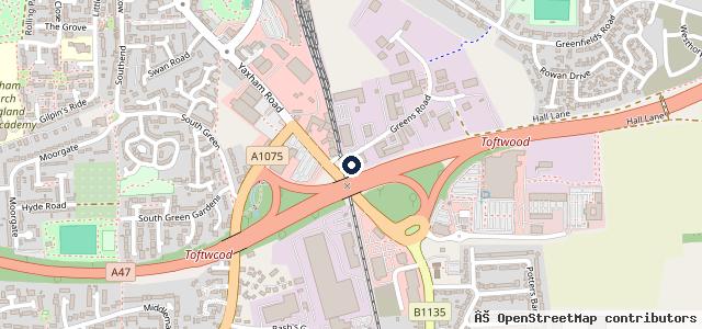 Map showing the location of French Connection (Greens Rd Garage Ltd)