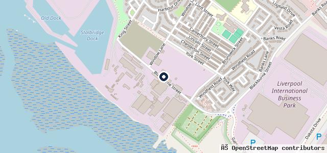 Map showing the location of Garston Tyres Servicing & MOT's