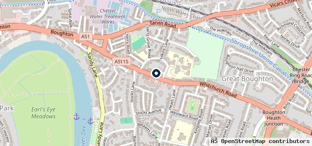 Map showing the location of Peacock Garage Ltd