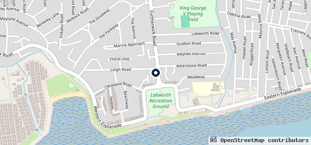 Map showing the location of Canvey Carriage Car Co