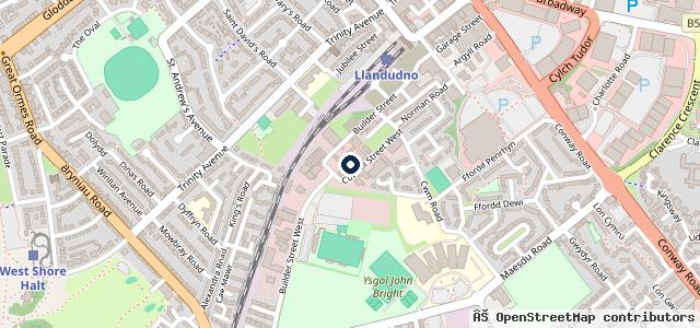Map showing the location of Halfords Autocentre Llandudno