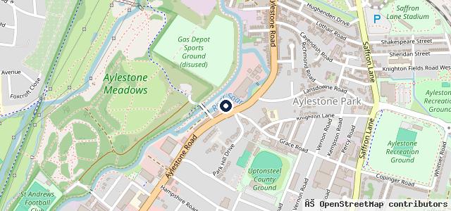 Map showing the location of Halfords Garage Services Leicester