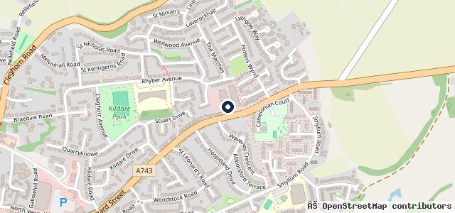Map showing the location of Hamilton Ross Group - Lanark