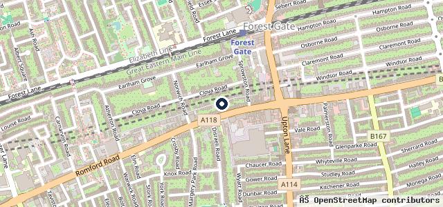 Map showing the location of A1 mot,tyres&service centre