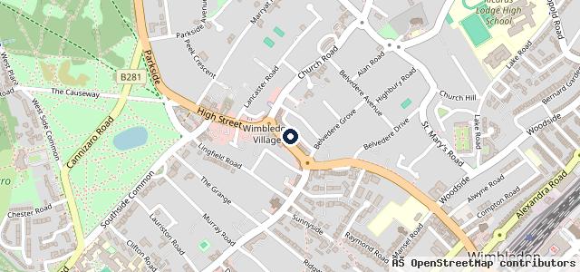 Map showing the location of Dee Bee MOT & Tyres