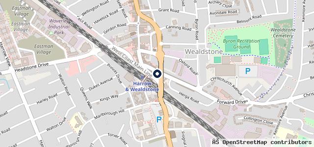 Map showing the location of HN MOT Centre