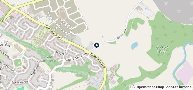 Map showing the location of Homestead Garage