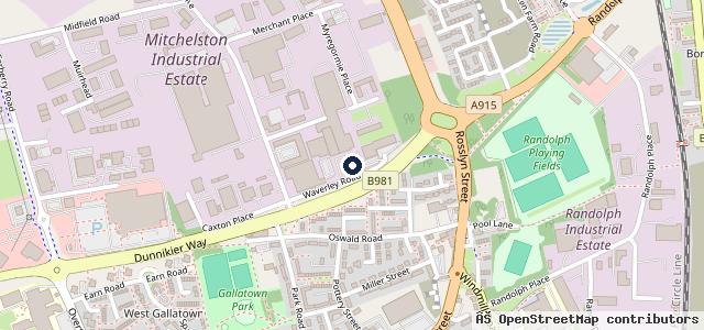 Map showing the location of Brenwood Motor Company
