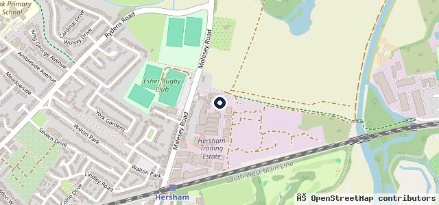 Map showing the location of Sandown Autopoint
