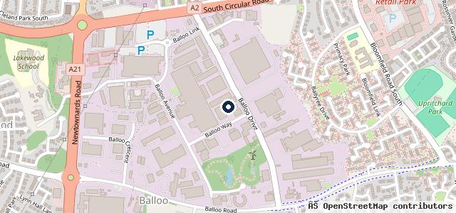 Map showing the location of Armstrong Beattie Tyre, Exhaust & Service Centre