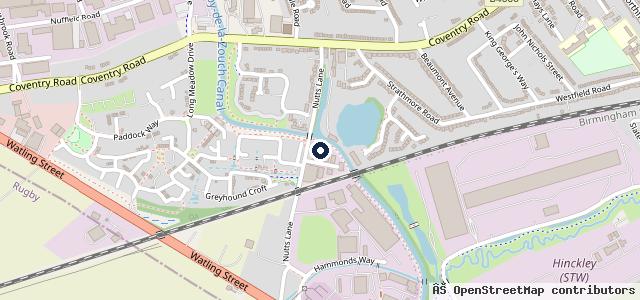 Map showing the location of All Makes Garage
