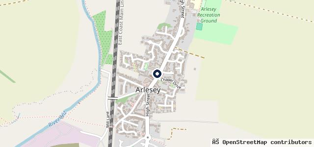 Map showing the location of Bosch Car Service - ASG Arlesey