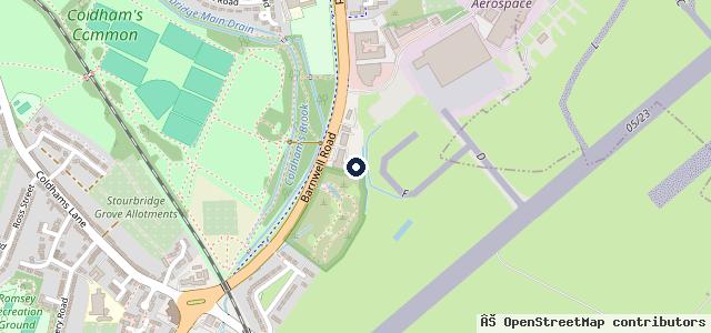 Map showing the location of Autokare Cambridge