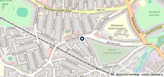 Map showing the location of Autopoint (Birmingham) Ltd