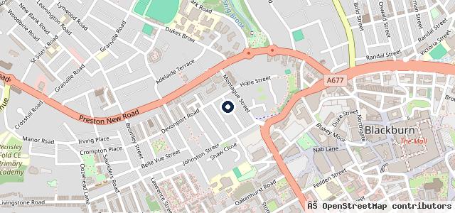Map showing the location of Autoweld autoworks and recovery service