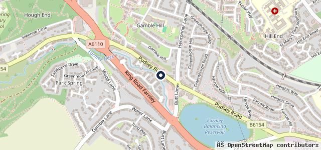 Map showing the location of Marina Motors Leeds Ltd