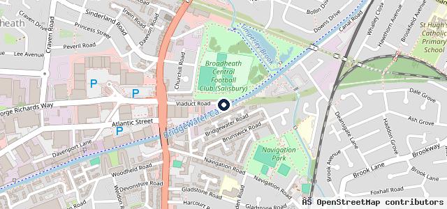 Map showing the location of Altrincham Autos Ltd