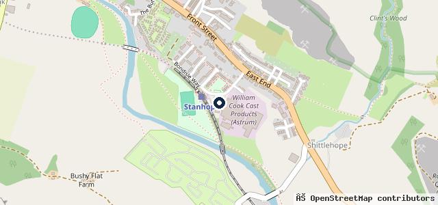 Map showing the location of Bondisle Garage