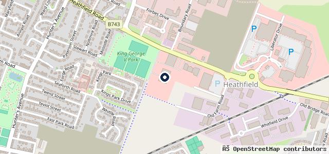 Map showing the location of Bridgend Motor Group Ayr Autoplex