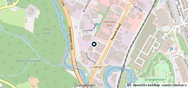 Map showing the location of Express Vehicle Services | Cardiff