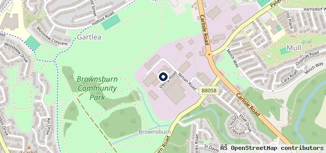 Map showing the location of Brownsburn Garage Ltd