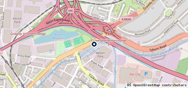 Map showing the location of Tyrezone Used partworn tyres